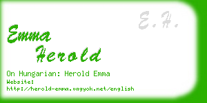 emma herold business card